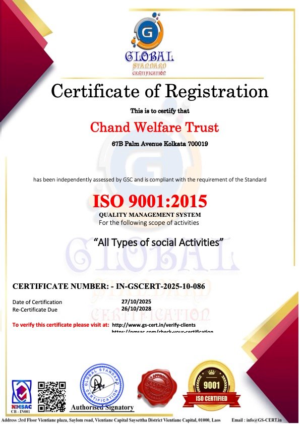 ISO 9001:2015 Quality Management Certificate